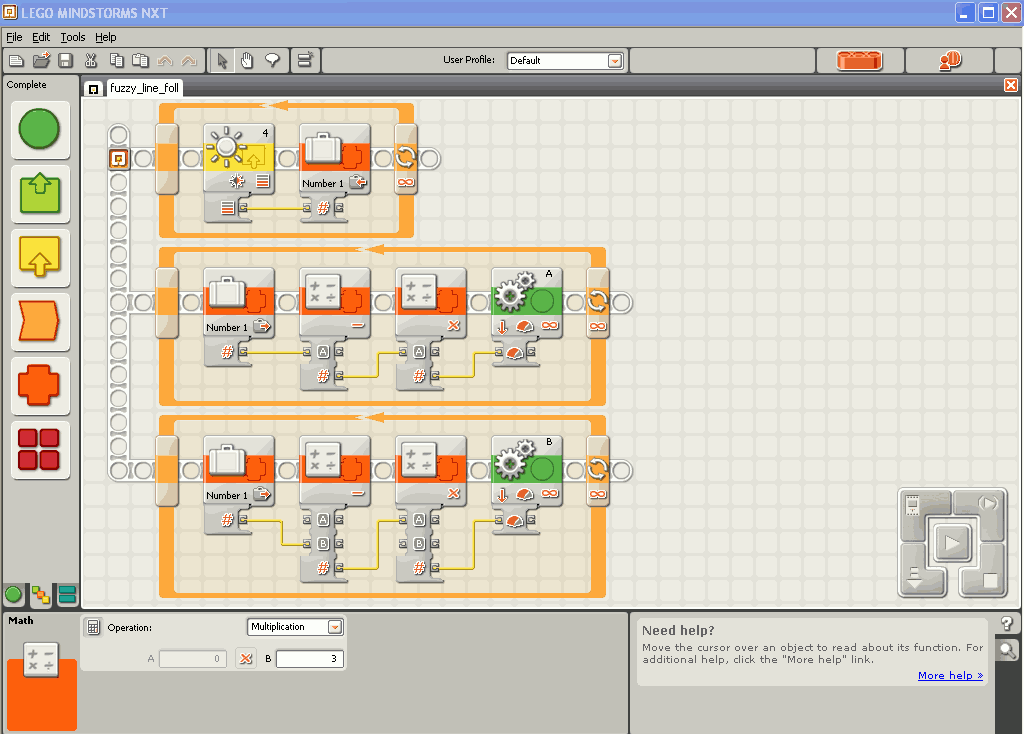 Robotics Line Follower Programs